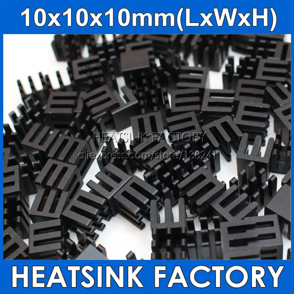 Радиатор из чистого алюминия для электронного 3D принтера Raspberry pi 10 шт.|Кулеры и