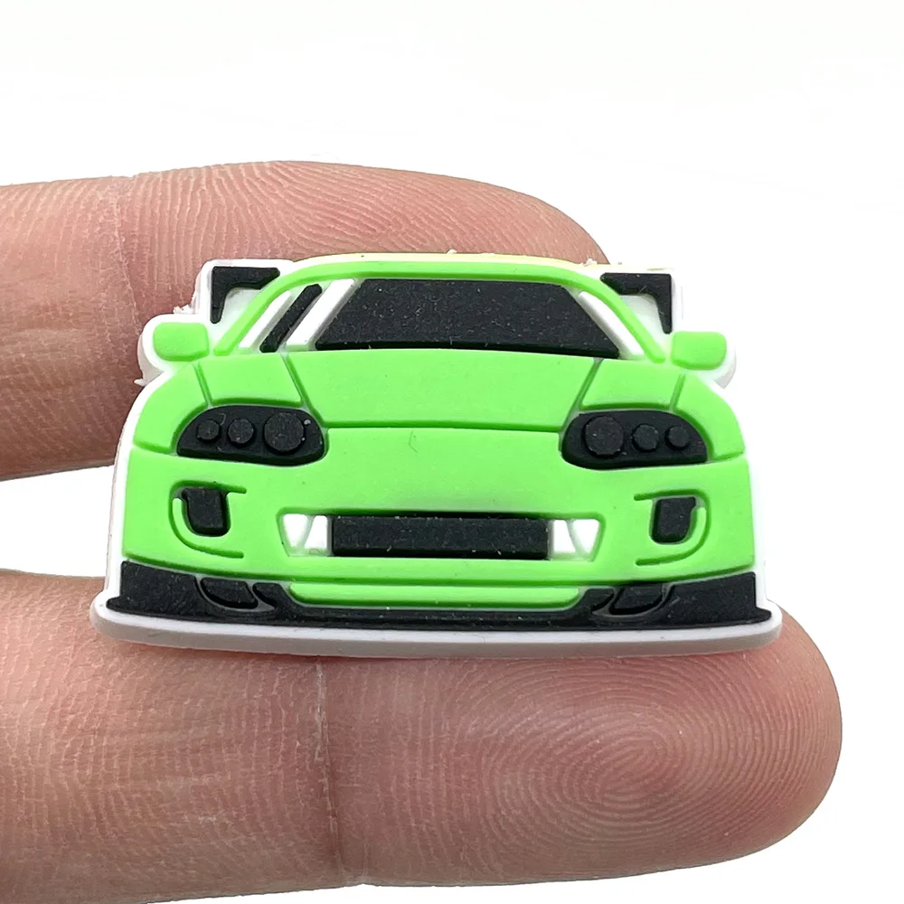 Лидер продаж 1 шт. крутой спортивный автомобиль JDM подвески для обуви из ПВХ