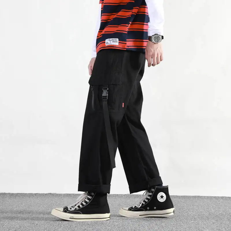 Брюки Techwear мужские с несколькими карманами летние штаны-карго в стиле хип-хоп