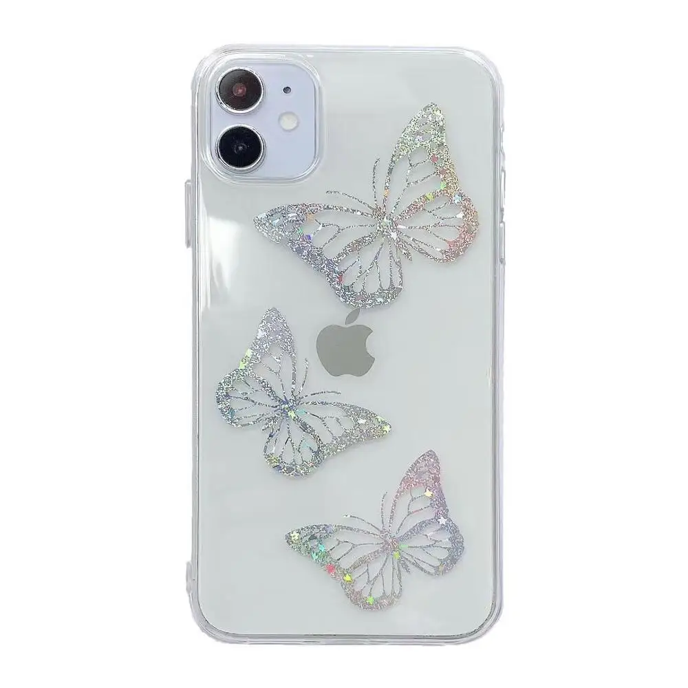 Чехол-накладка с изображением бабочки LACK блестящего мультяшного рисунка для 12