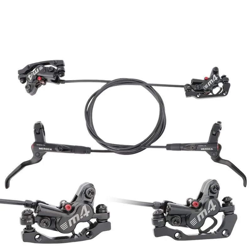 

Mountain Bike Hydraulic Disc Brake Bicycle Oil Pressure Brake Bicycle Front Rear 160mm Bike Caliper Clamp Cycling Parts