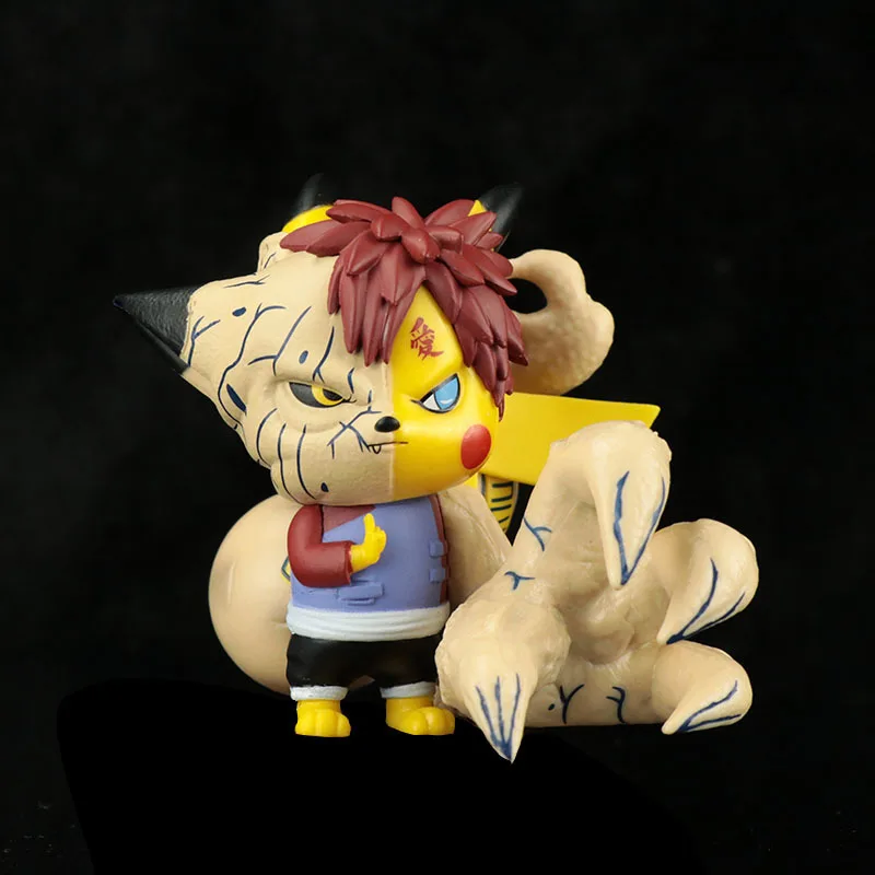 

Покемон Пикачу Cos из серии Наруто Гаара ручной работы аниме двухмерная модель куклы украшения игрушки хобби экшн-игрушки Фигурки