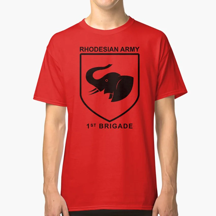 Rhodesian Army 1st Brigade футболка rhodesian brigade matabeleland bulawayo elephant military army| |