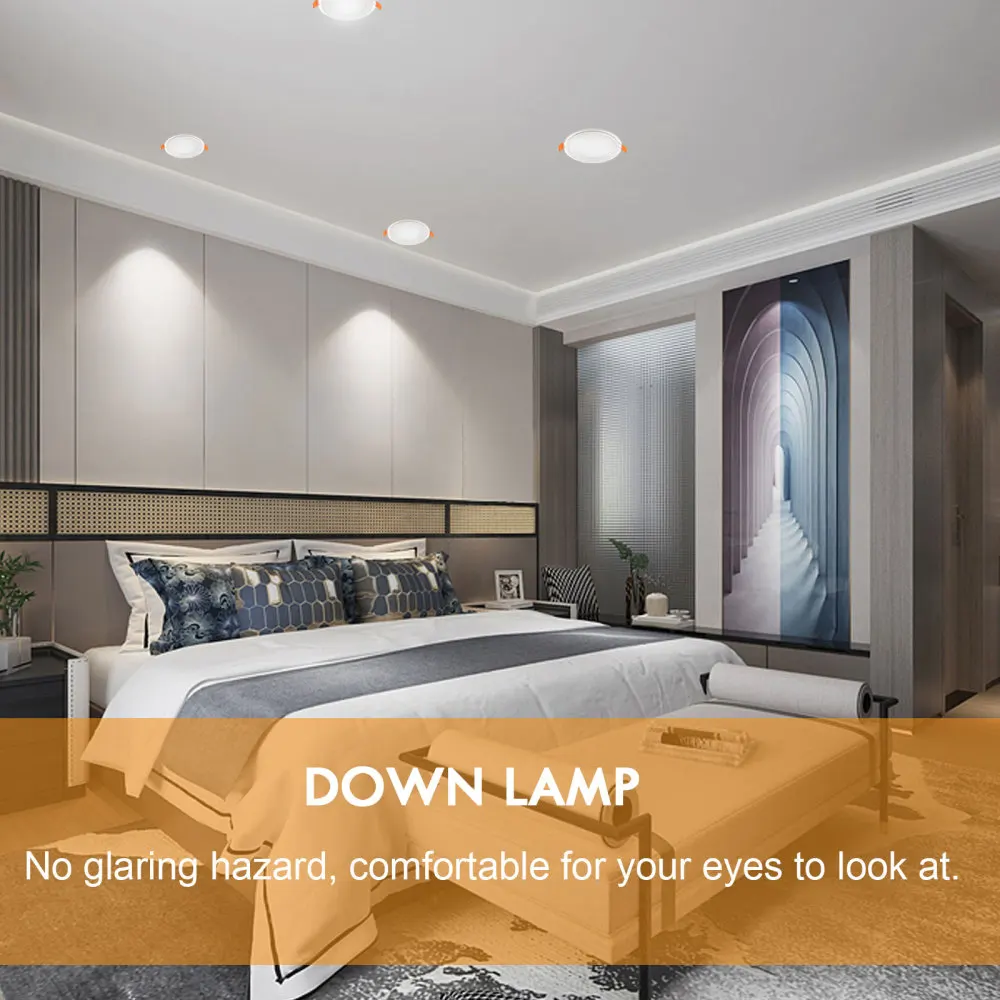 

9w LED Downlight Round Embedded Ceiling Downlight Dimmable Ceiling Light Fixture
