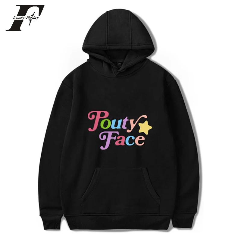 The Hype House Addison Rae Merch Hoodies Hooded Sweatshirts Men / Women Pouty Face Oversized Hoodie Unisex Tracksuit Kpop 2020 | Женская