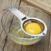egg separator stainless steel egg yolk white separator long handle egg divider filter kitchen egg tools baking cooking gadgets