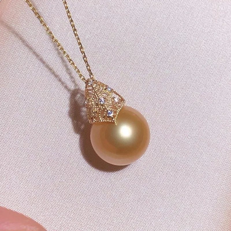 

Solid 18K Yellow Gold for DIY Jewelry Accessories Pendant Clasp Connector Clip Clasp Pinch Clip Bail Pendant Bail Bead