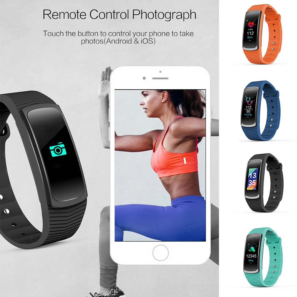 Водонепроницаемый спортивный браслет Fabala Bluetooth под управлением Android IOS IP68 с
