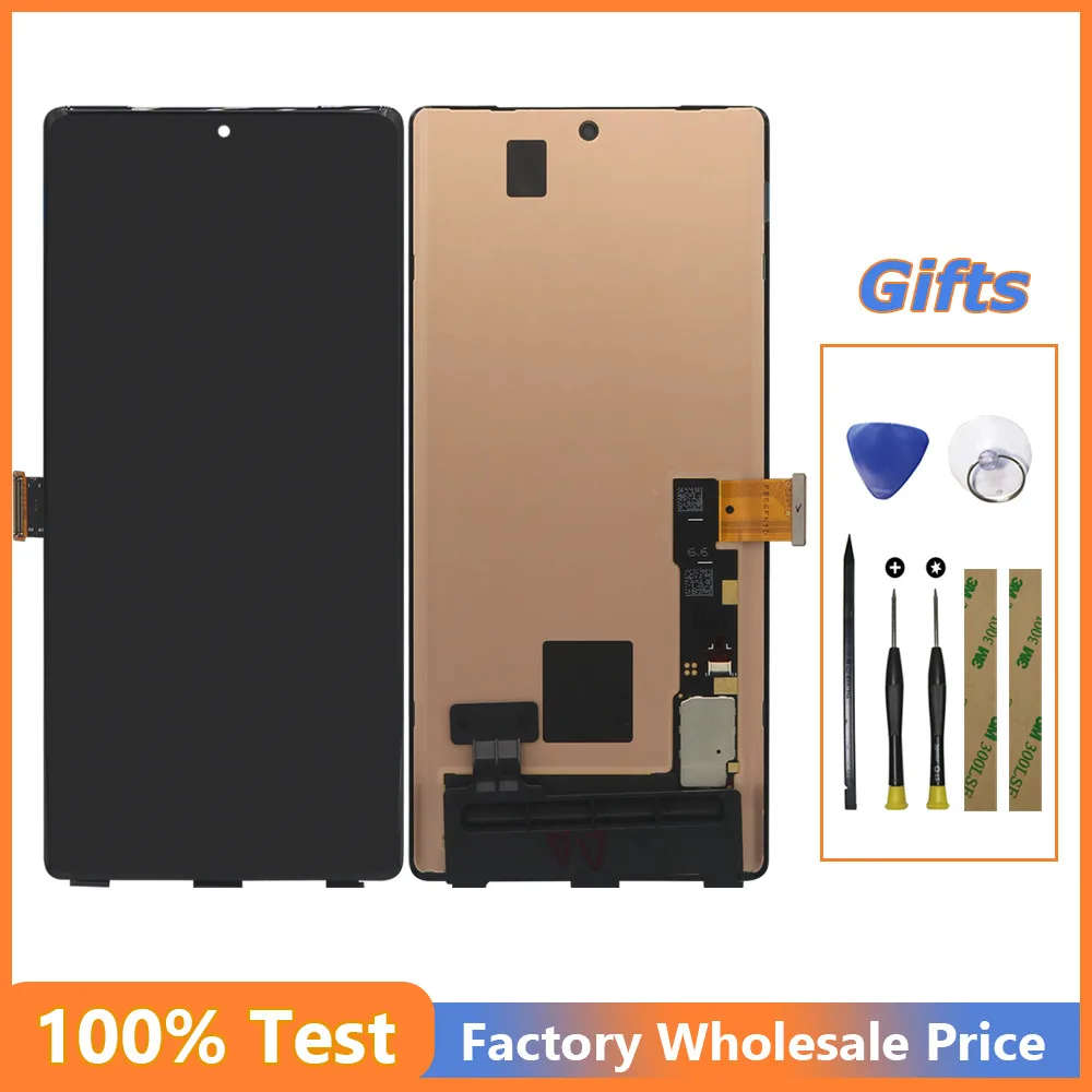 Pantalla LCD de 100% "para Google Pixel 6 pro, G8VOU, 6,71 probada, montaje de digitalizador con pantalla t&aacute;ctil, herramientas de repuesto-0