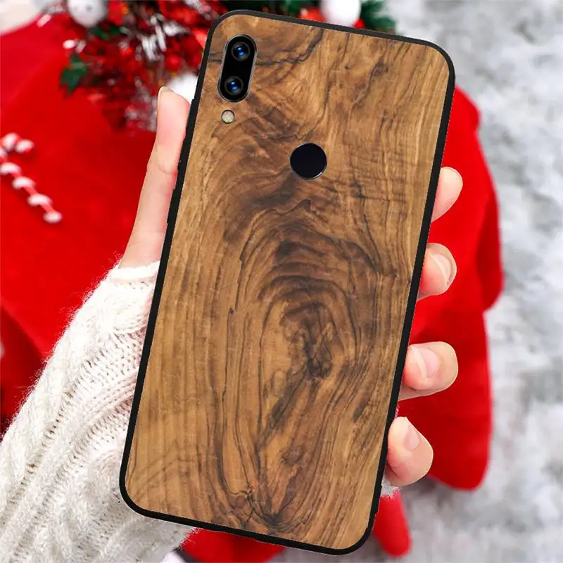 

Luxury pattern wood texture Phone Case For Xiaomi Redmi note 7 8 9 t k30 max3 9 s 10 pro lite Anti-fall protective funda