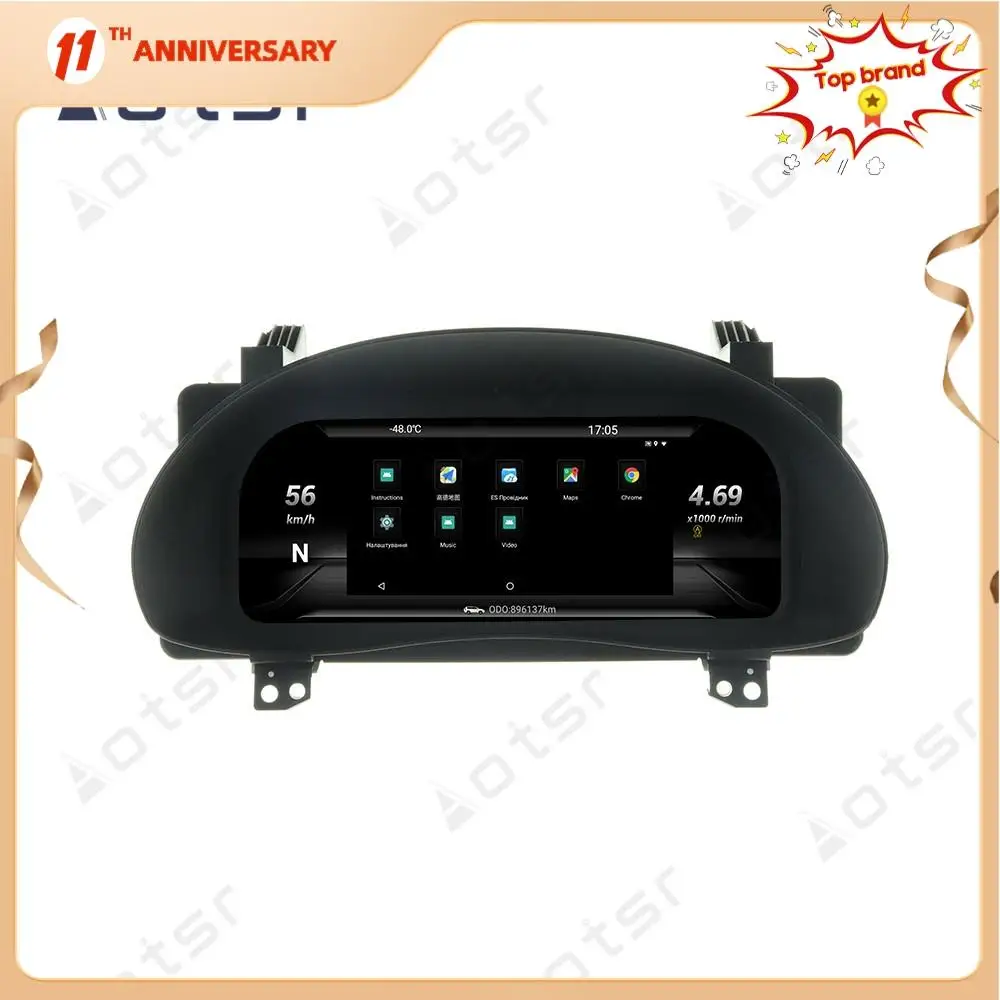 

For Toyota corolla 2014 - 2018 Android 9.0 LCD Instrument Panel Assembly Car Navigation Player Modification Special Accessories