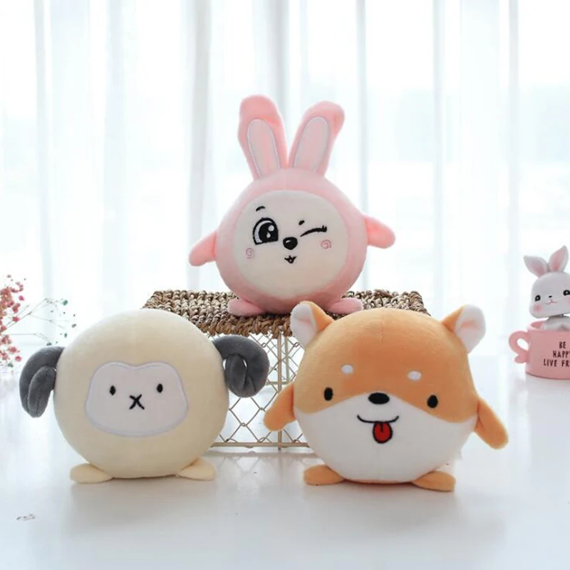 10 см милый кролик плюшевая игрушка медленно отскок чучело корги овец Антистресс |