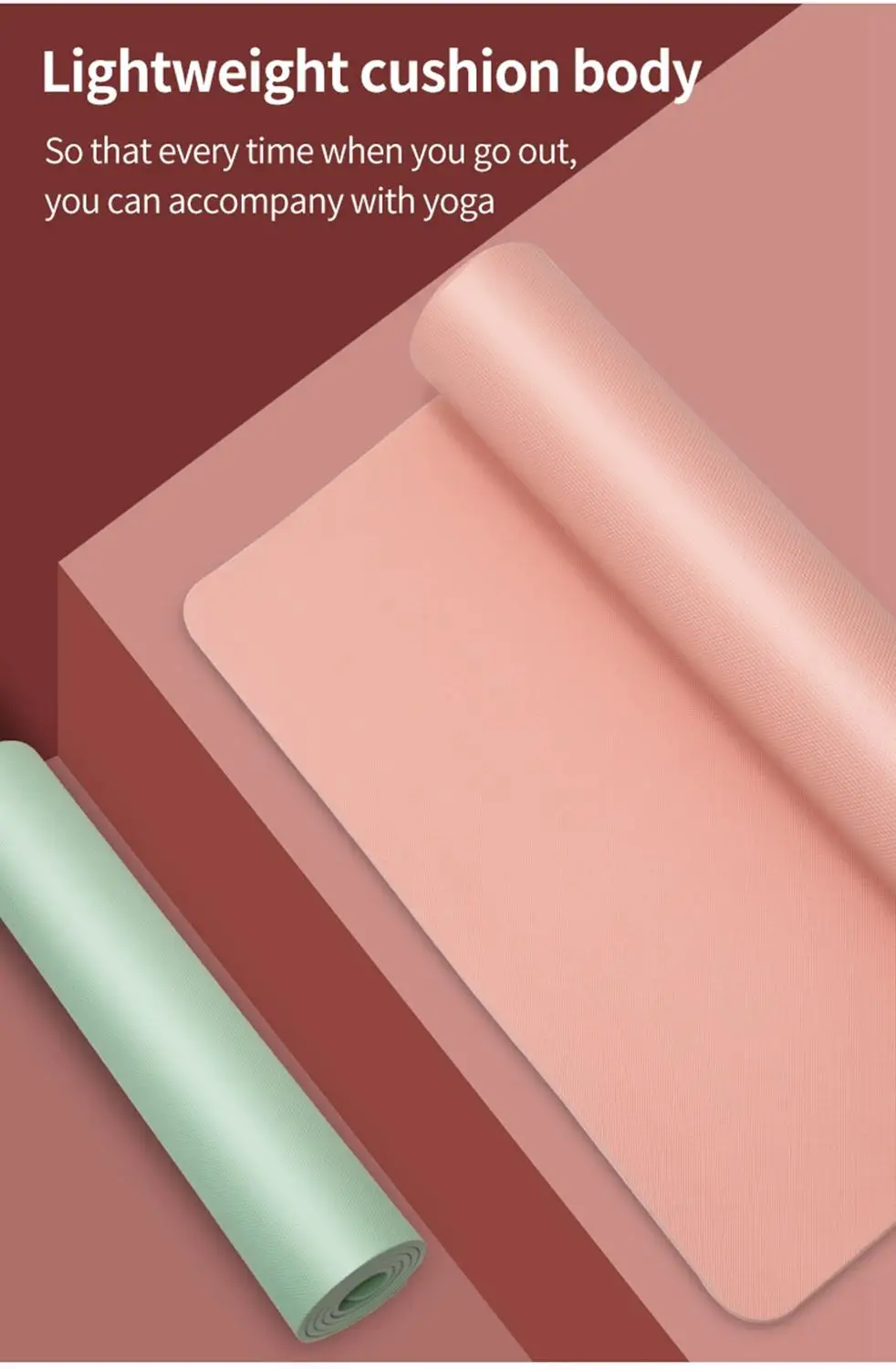 

6mm 10 mm TPE Non-slip Extra Thick Yoga Mats For Fitness Pilates Exercise Pads Gym Environmental Sports Mattress Pads 185*80cm