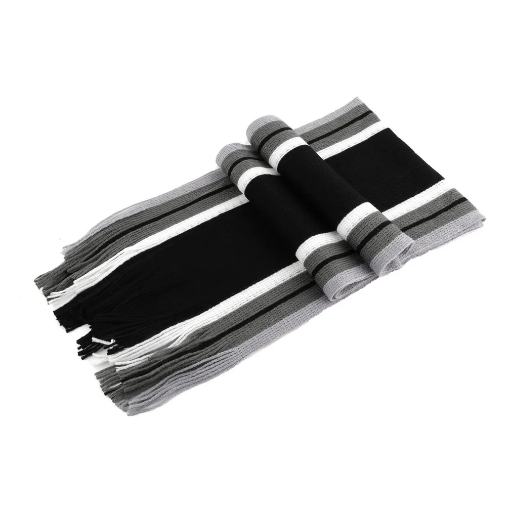 

Winter design striped scarf men shawls scarves,2020 foulard fall fashion designer wrap men business scarf echarpe with tassels