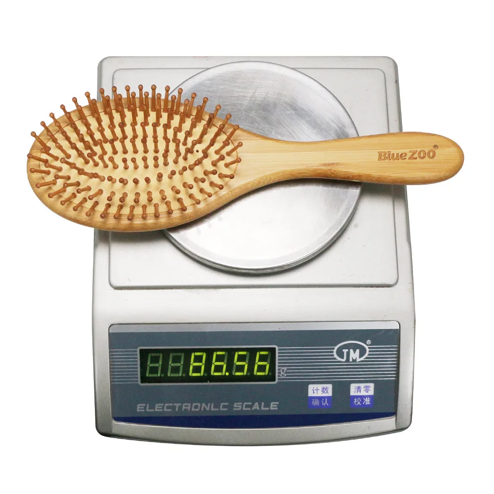 Щетка для волос с подушкой Бамбуковая Расческа воздушной распутывающаяся