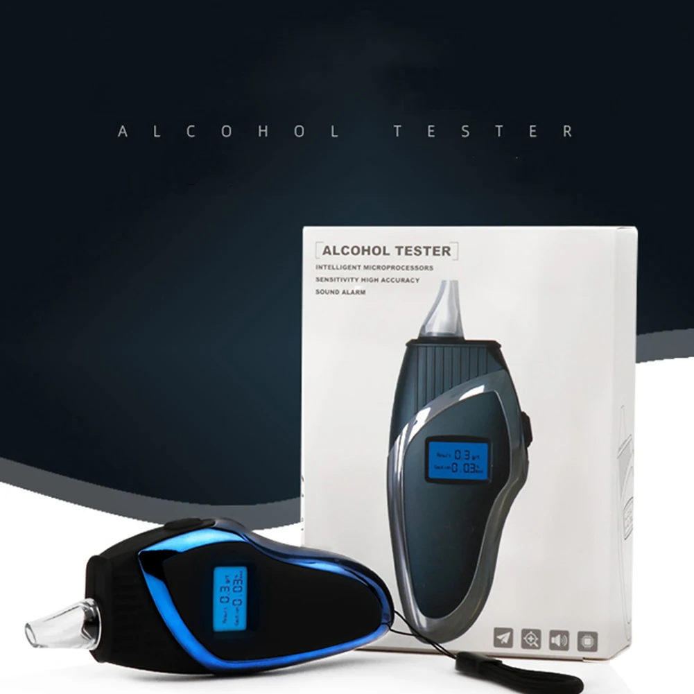 

Portable LCD Display Handheld Digital Alcohol Tester With 4 Mouthpieces Alcohol Tester Tool Handheld Alcohol Tester