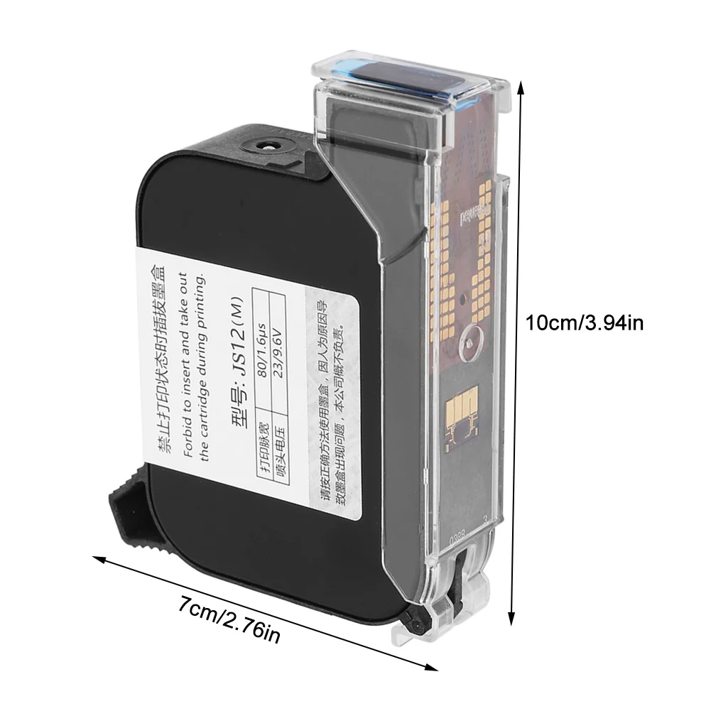 

Quick-drying Ink Cartridges for 530 Handheld Date Coder Inkjet Printer Black