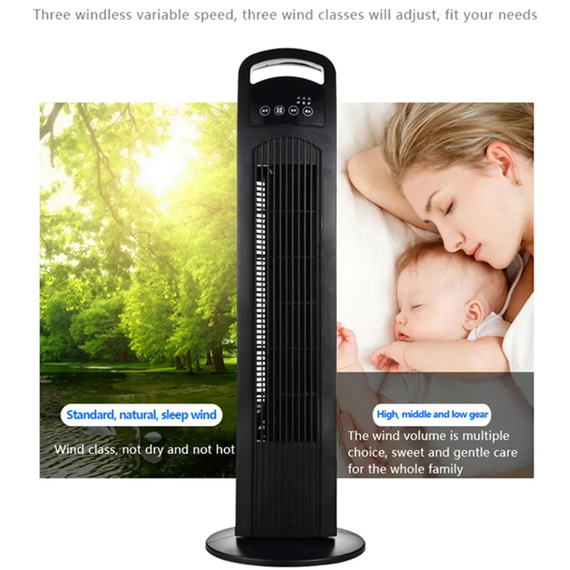 Цифровой экран Осциллирующий вентилятор охлаждения с дистанционным управлением