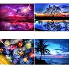 Алмазная 5D картина сделай сам, мозаика с изображением космической планеты, вышивка стразы, пейзаж, вышивка крестиком, полное круглое сверло, украшение для дома