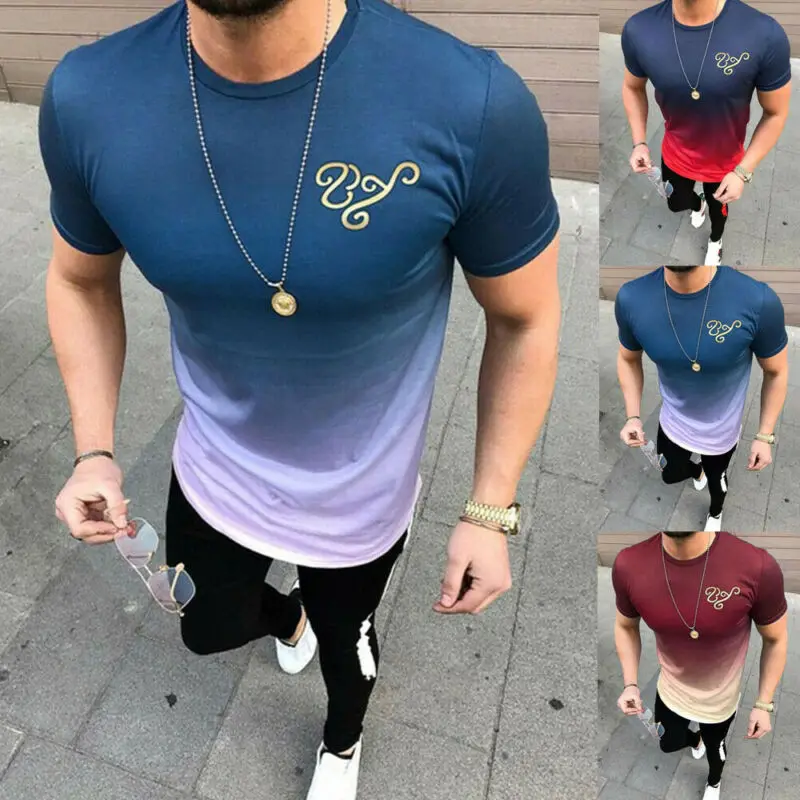 Мужская футболка Summe приталенная Повседневная топы одежда для бодибилдинга |