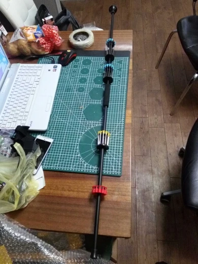 Sarbacane 36 &quotཬ&quot Black BLOWGUN withJunction Tube 48 Дротика/.40 калибр алюминиевая трубка W.