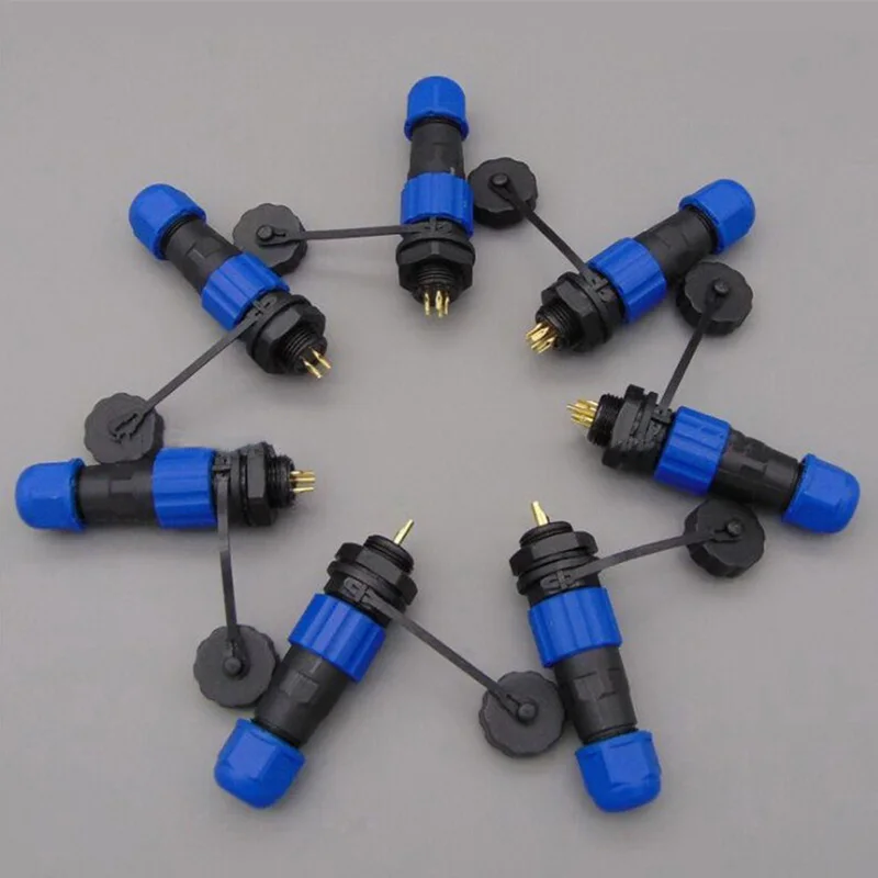 SP13 водонепроницаемый IP68 Шасси Панель Крепление круговой авиации разъем кабеля 1