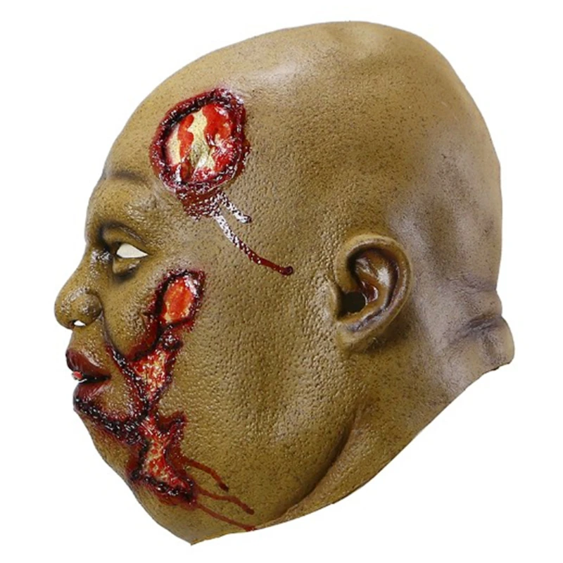 Хэллоуин жуткий страх зомби ужасный реалистичный гнилые уход за кожей лица маска