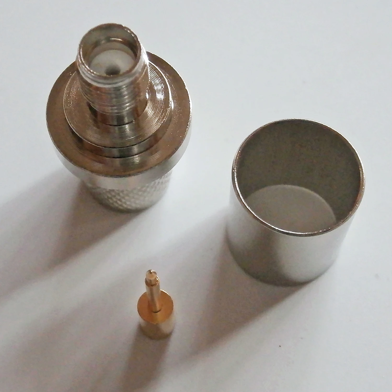 10X шт. Новый RF Coax разъем SMA Гнездовой обжимной для LMR400 RG8 RG213 RG214 RG165 7D FB кабель с