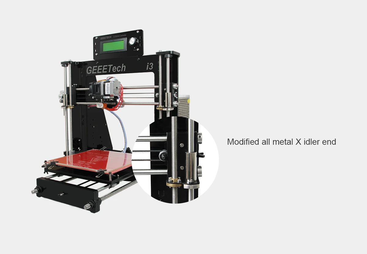 Geeetech I3 Pro B 3d принтер акриловая рамка новые Reprap Prusa DIY наборы Высокая точность Impressora ЖК зарубежный склад