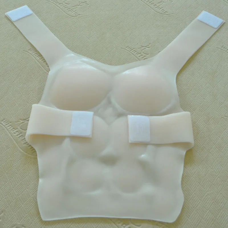 Мужской сексуальный корсет для костюмированной вечеринки с имитацией грудной