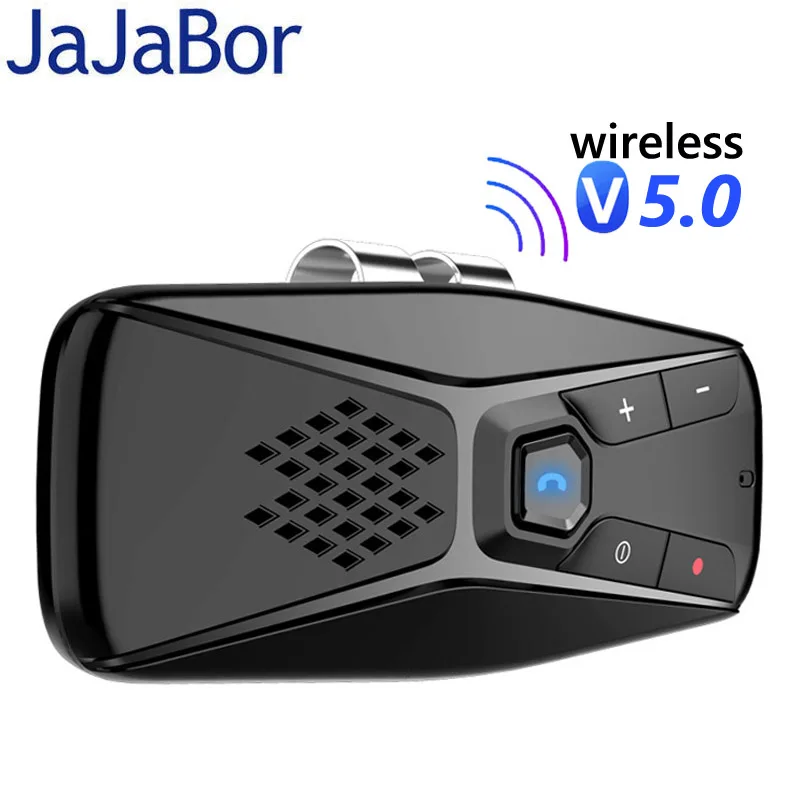 JaJaBor Bluetooth 5 0 автомобильный комплект громкой связи вызов беспроводной
