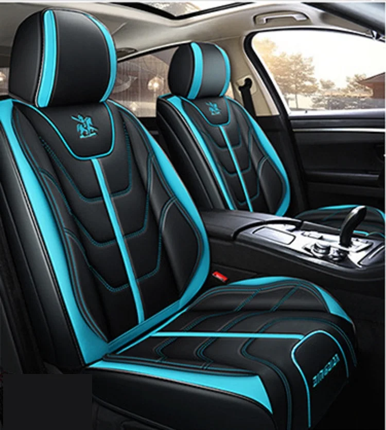 

Motocovers Universal Fit Car Seat Covers For Honda Lexus Nissan MINI Volvo Kia Hyundai Durable PU Leather For Five Seats SUV