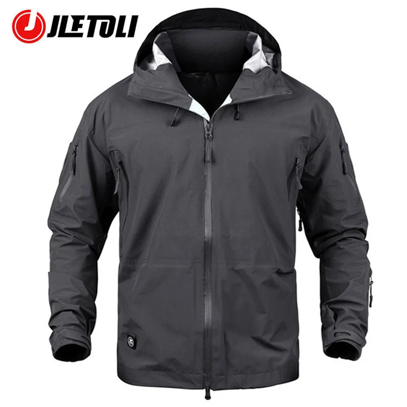 JLETOLI водонепроницаемая куртка ветровка зимняя уличная походная мужское и