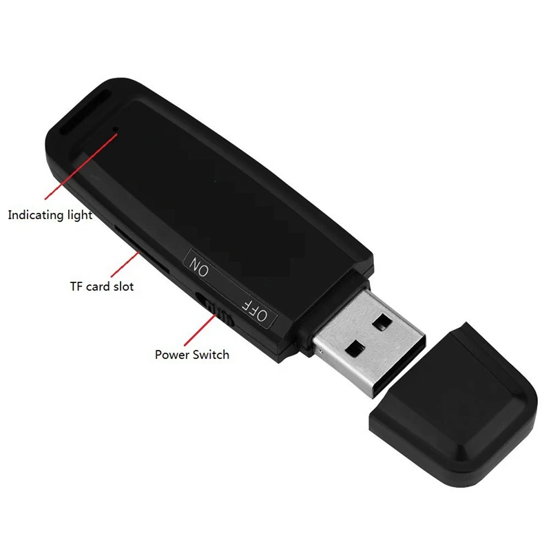 Профессиональная MicroSD TF карта USB диктофон u-диск цифровой аудио записывающая