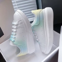 luxury designer sneakers shoes for women thicked bottom white shoes woman platform white sneakers womens vulcanized shoes