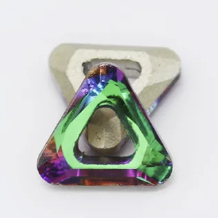 Green flame 10mm 10 шт./упак. с украшением в виде кристаллов овальный набора круглых прозрачных ленточек Стразы острым дном драгоценные камни оформление блеск 3D для маникюра кончиков ногтей DIY Дизайн ногтей - Цвет: Green flame 10mm