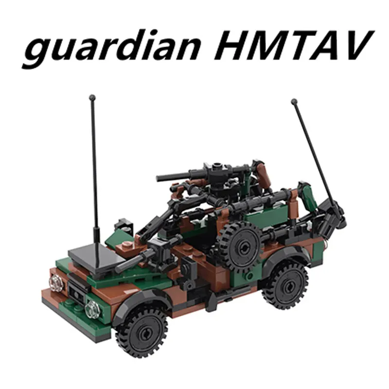 

MOC Build Block Maker Military Series Guardian Tactical Assault Vehicle Assembly Model Children's Toy DIY Building Bricks Gift