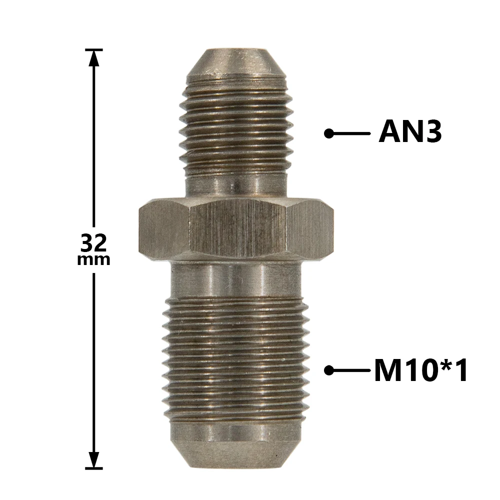 

Универсальный AN3 до M10x1/AN3 до M12x1.0 Мужской раструб Тормозной шланг из нержавеющей стали Линия сцепления Фитинг масляного шланга Адаптер Автомобильные аксессуары
