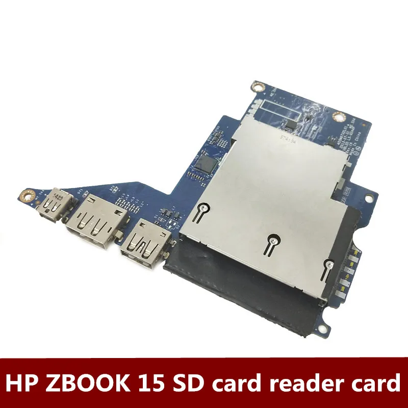 

Original for HP ZBOOK 15 USB small board SD card reader card slot board interface board LS-9244P