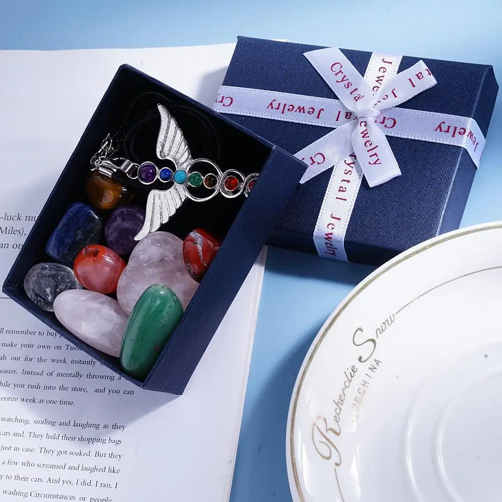 Набор хрустальных камней в коробке натуральный исцеляющий домашний миниатюрный