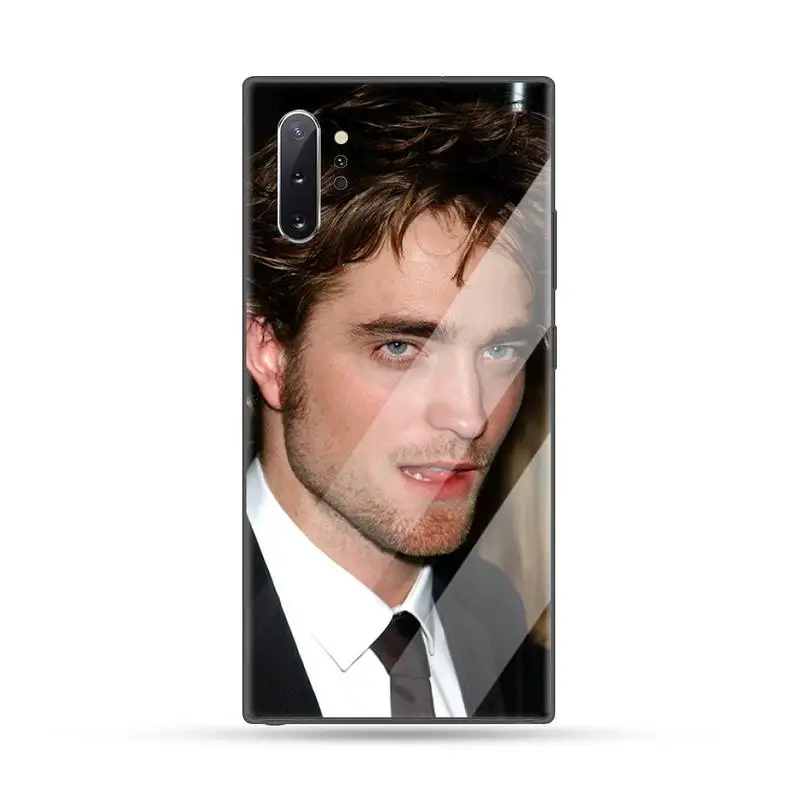 

Robert Pattinson Phone Case Tempered glass For Samsung S6 S7 edge S8 S9 S10 e plus note8 9 10 pro