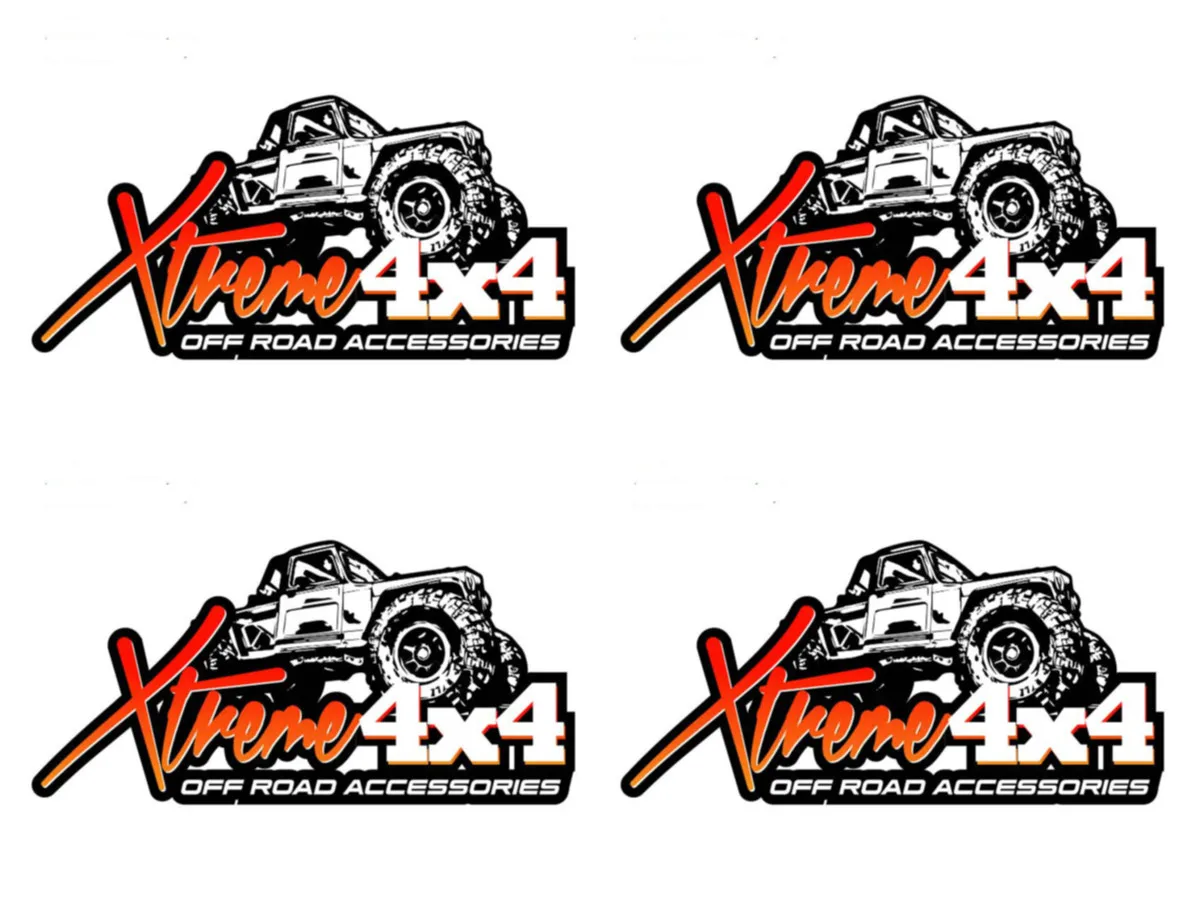 

Personality 4x4 Off Road Assessoire Logo Waterproof Car Stickers Motorcycle Decals Waterproof Sunscreen Decals PVC 6.3cm X 13cm