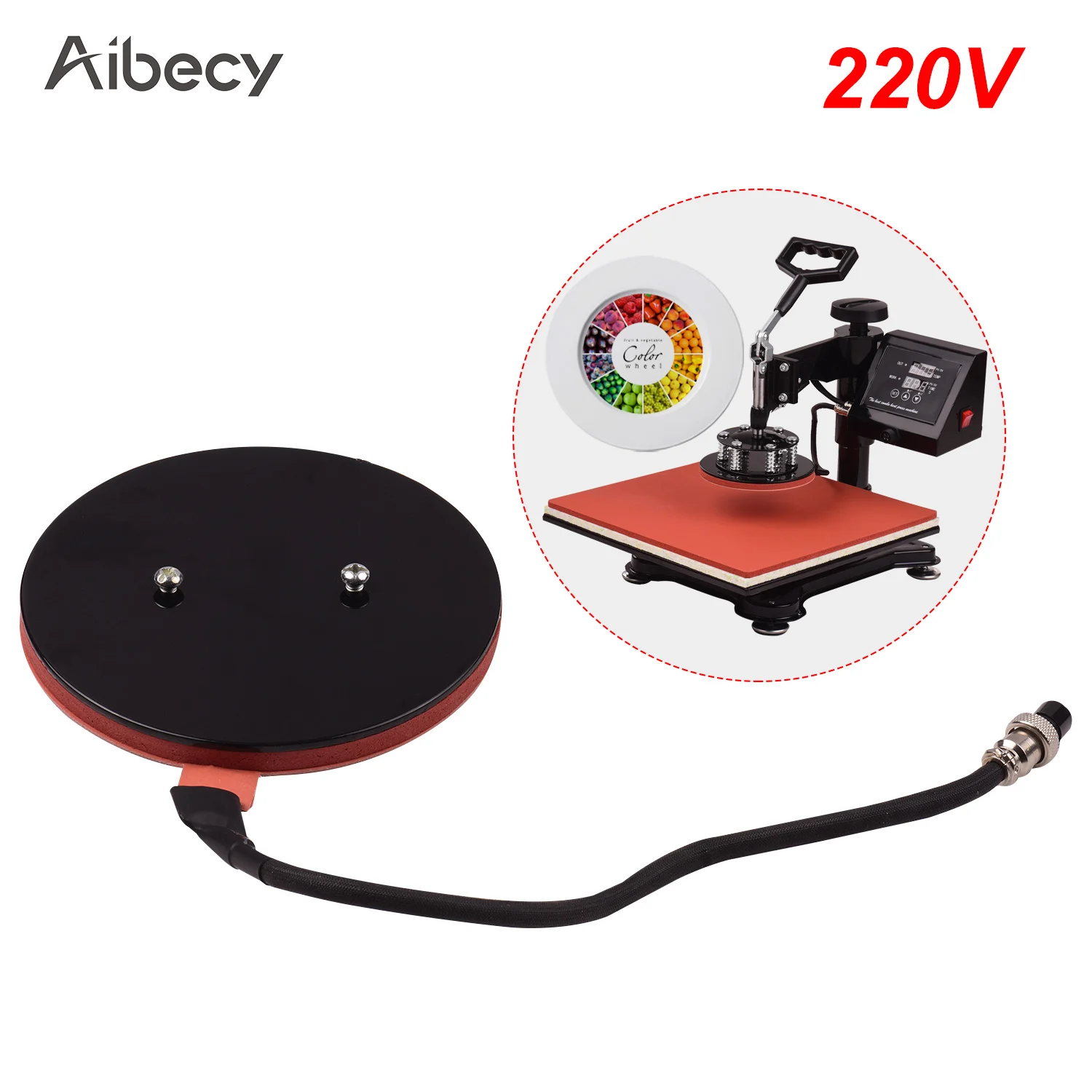 

Нагревательный коврик Aibecy, силиконовая нагревательная накладка 15,5 см/110 дюйма 220 В/В для теплового пресса