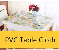 1 0mm pvc table cloths kitchen live family cozy waterproof oilproof dinner rectangular soft glass crystal boards placemats dec