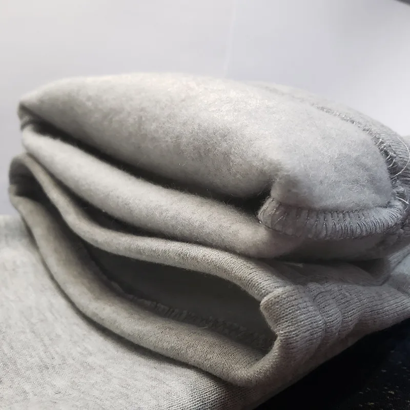 

8 Solid Color Thick Stacked Sweatpants Streetwear Women Autumn New Winter Oversized Casual Leggings Jogging Pants