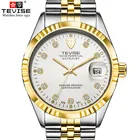 Роскошные брендовые автоматические механические часы TEVISE, водонепроницаемые Модные мужские часы, новые светящиеся Мужские часы с указателем, оптовая продажа