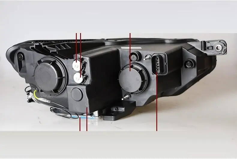 Автозапчасти Luces Led Para авто Drl аксессуары автомобильные лампы фары автомобильные фары в сборе 17 18 для Volkswagen Magotan