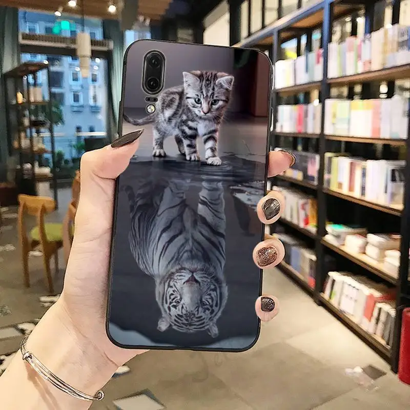 

Animal Cat Phone Cases For Huawei honor Mate P 10 20 30 40 Pro 10i 9 10 20 8 x Lite
