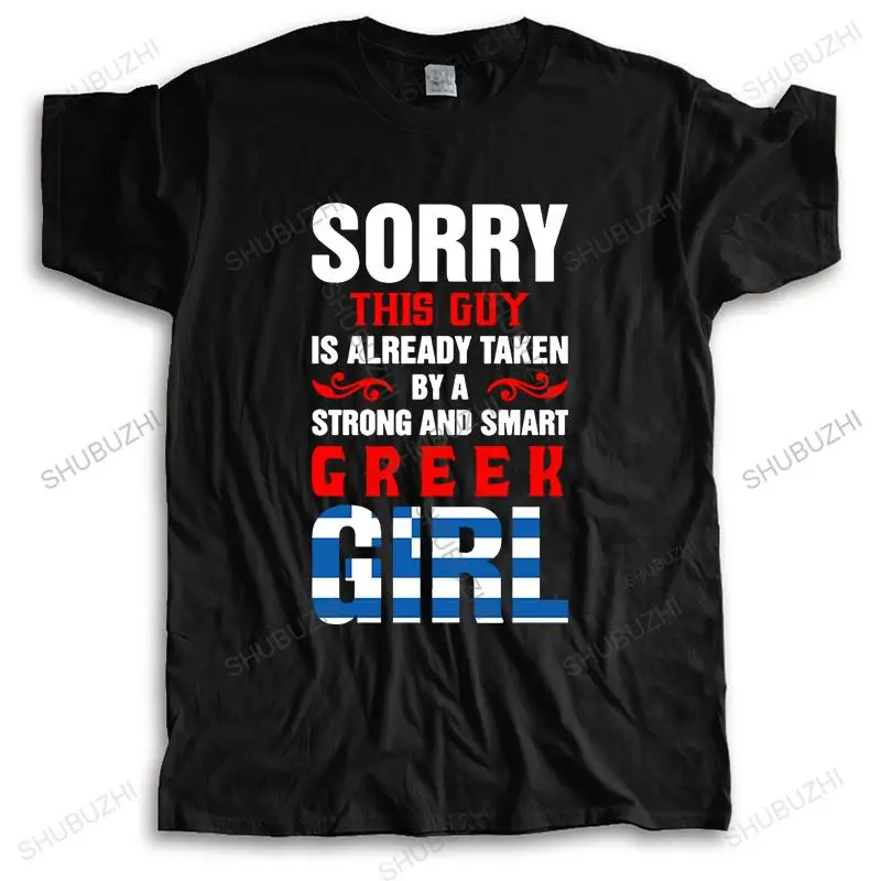 

Man crew neck t-shirt short sleeve black tops for mens Greek flag Shubuzhi Brand Cotton casual cool Tee-shirt Drop Shipping