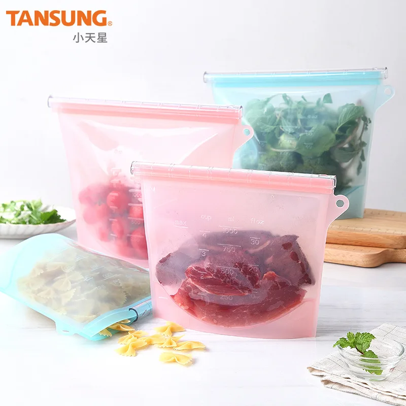 2 шт Большая + маленькая многофункциональная герметичная силиконовая сумка для